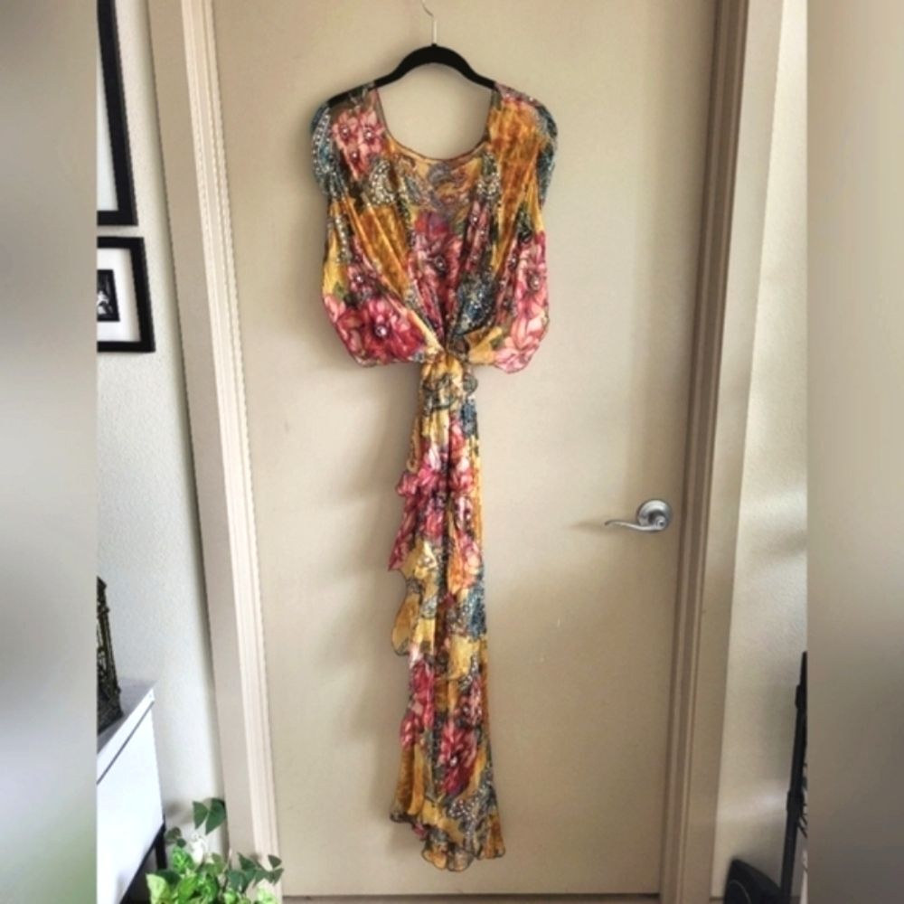 Boho Luxe Vintage Caftan – St. Tropez Dreaming 🌺 - Picture 3 of 10